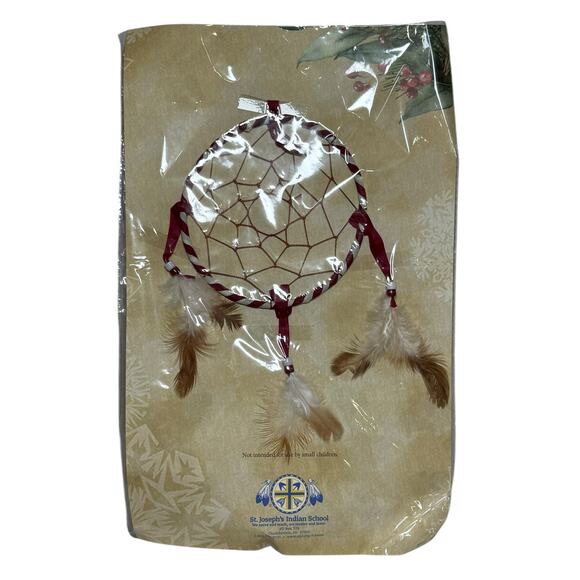 Dreamcatcher Authentic 5” Lakota Sioux Hanging St. Joseph's Indian School NEW - Picture 2 of 4